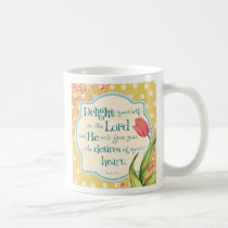 Delight in the Lord - Personalized Coffee Mug
