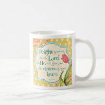 Delight in the Lord - Personalized Coffee Mug