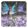 Delighted Square Sticker