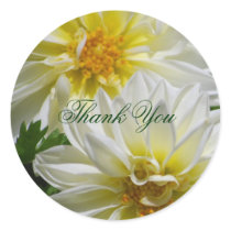 Delightful Dahlias Thank You Sticker