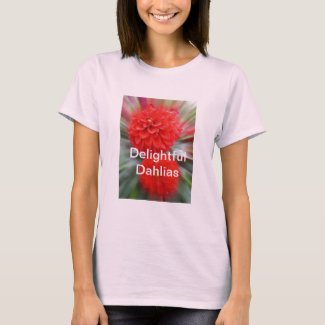 Delightful dahlias shirt