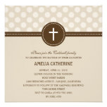 Delightful Dots Baptism/Christening Invitation invitations