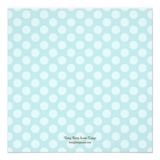 Delightful Dots Baptism/Christening Invitation