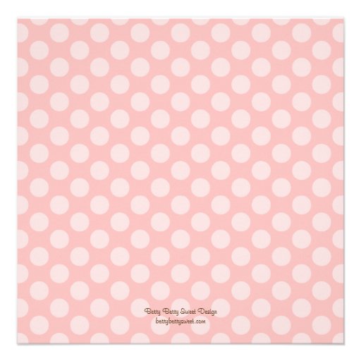 Delightful Dots Baptism/Christening Invitation
