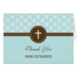 Delightful Dots Thank You Card - Blue cards