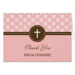 Delightful Dots Thank You Card - Pink cards