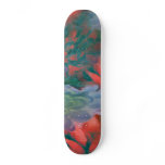 Delightful Floral Skateboard