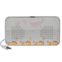 Delightful golden yellow blossom special gift laptop speakers