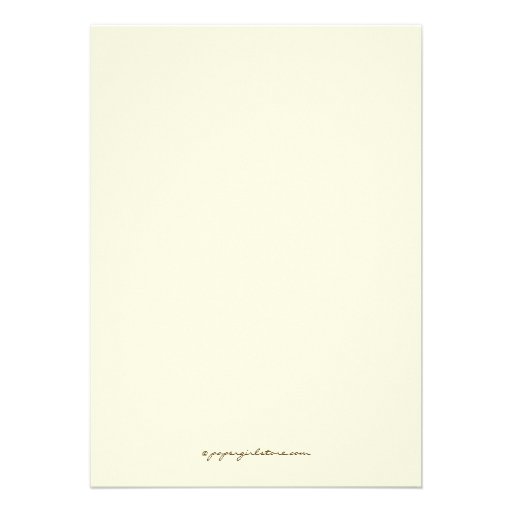Delightful Hibiscus Wedding Invitations (Blue)