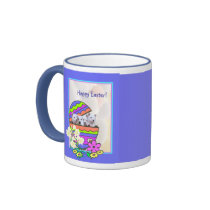 Delightful Westie Happy Easter Wishes Mug