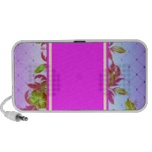 Delightful Yellow blossom and reddish leaves Travel Speaker