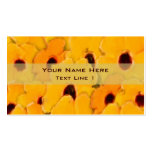 Delightful Yellow Daisies Floral Art Business Card