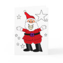 Deliriously Happy Griining Santa Claus Cards by Funkart Deliriously Happy Griining Santa Claus Cards