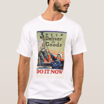 Deliver the Goods - Navy (US02293) t-shirts