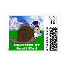 Delivered by Snail Mail Postage