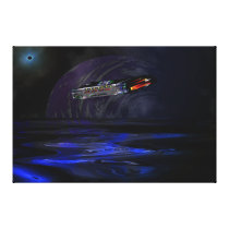 Delivery To A Dark Planet Canvas Print