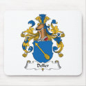 Deller Family Crest mousepads
