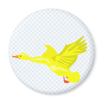 Delly Duck Fridge Magnet