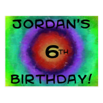 Delong Birthday Invite postcards
