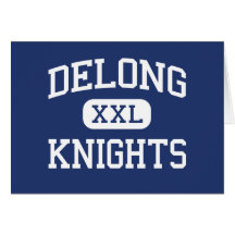 Delong Knights Middle Eau Claire Wisconsin Greeting Cards