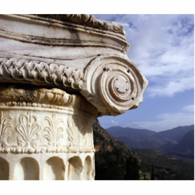 Delphi Temple Photo Sculptures