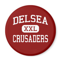 Delsea - Crusaders - High - Franklinville magnets by customteamsportswear Delsea - Crusaders - High - Franklinville magnets