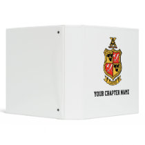 Delta Chi Coat of Arms 3 Ring Binders