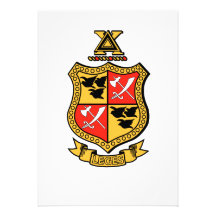 Delta Chi Coat of Arms Custom Announcements
