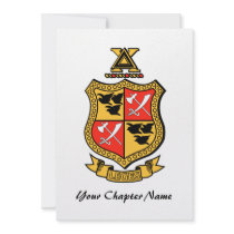 Delta Chi Coat of Arms Invitations