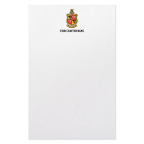 Delta Chi Coat of Arms Stationery Design