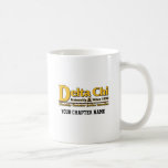 Delta Chi Name and Logo Gold Mug