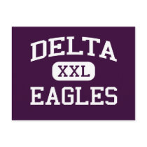 Delta - Eagles - High School - Muncie Indiana postcards