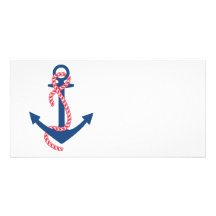 Delta Gamma Anchor Customized Photo Card