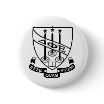 Delta Phi Epsilon Shield Pinback Button