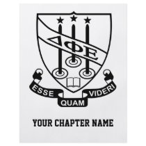 Delta Phi Epsilon Shield Full Color Flyer