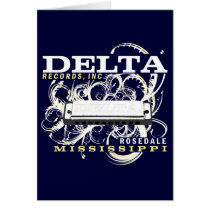 Delta Records Inc cards by tshirtypoo Delta Records Inc cards