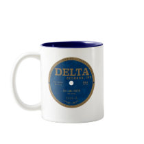 Delta Records label Mugs