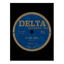 Delta Records label Postcards