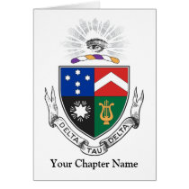 Delta Tau Delta Coat of Arms Card