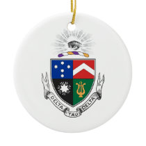 Delta Tau Delta Coat of Arms Christmas Ornaments