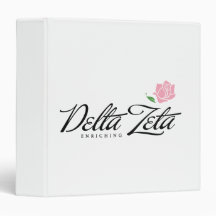 Delta Zeta - Enriching 3 Ring Binder