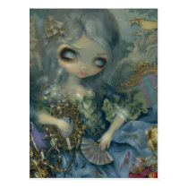 delusions of grandeur, rococo, baroque, france, french, marie antoinette, royalty, princess, jasmine, becket-griffith, artsprojekt, madame, pompadour, doll, gilt, gilded, sofa, couch, ornate, eye, eyes, big eye, big eyed, becket, griffith, jasmine becket-griffith, beckett, jasmin, strangeling, artist, goth, gothic, fairy, gothic fairy, faery, fairies, faerie, fairie, lowbrow, low brow, Postcard with custom graphic design