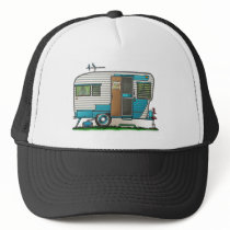 Deluxe Camper Trailer Trucker Hats