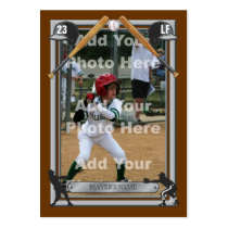 Deluxe Custom Baseball Card business cards