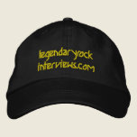 Deluxe Embroidered LRI "Maiden Black"  hat embroidered hats