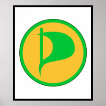 Deluxe Pirate Party Logo(see description) Poster