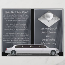 Fold Wedding Programs on Deluxe Wedding Program  Bi Fold Design  Flyer Design