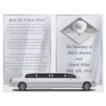 Deluxe Wedding Program (Bi-fold Design) flyers