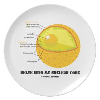 Delve Into My Nuclear Core (Cell Nucleus Attitude) Plates