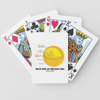 Delve Into My Nuclear Core (Cell Nucleus Attitude) Deck Of Cards